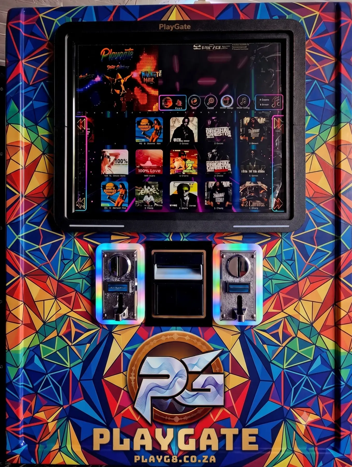 Pop Voltage PlayGate digital jukebox front view