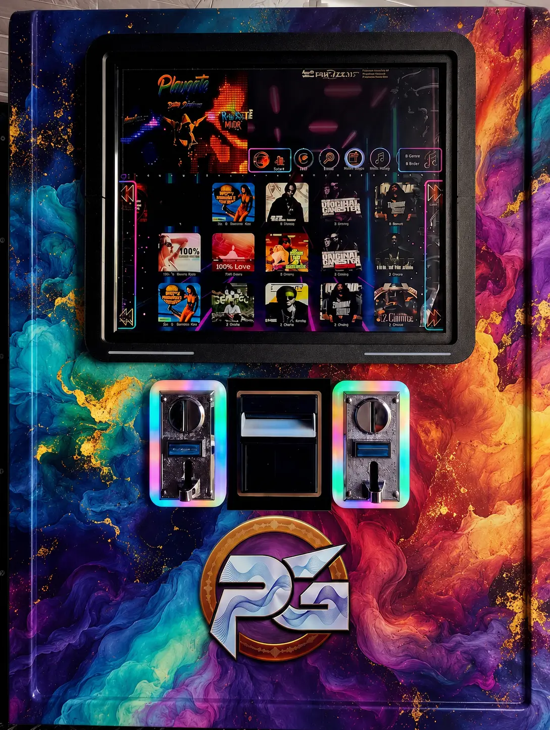 Solar Flare PlayGate digital jukebox front view